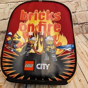 Lego City Bricks on Fire Lunch Bag Box
